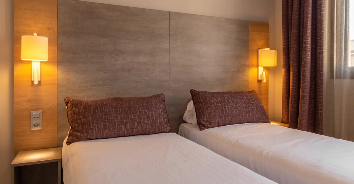 Chambre double Hôtel Bahia - Villeneuve Loubet - Côte d'Azur - France